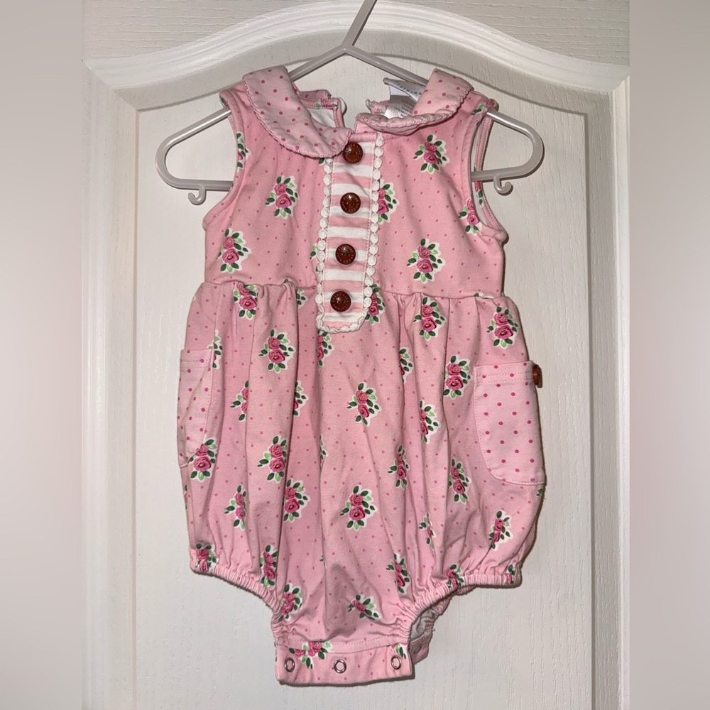 18 Month Swoon Baby Pink Posey Romper